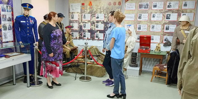 Посетили выставку в Вожегодском краеведческом музее.